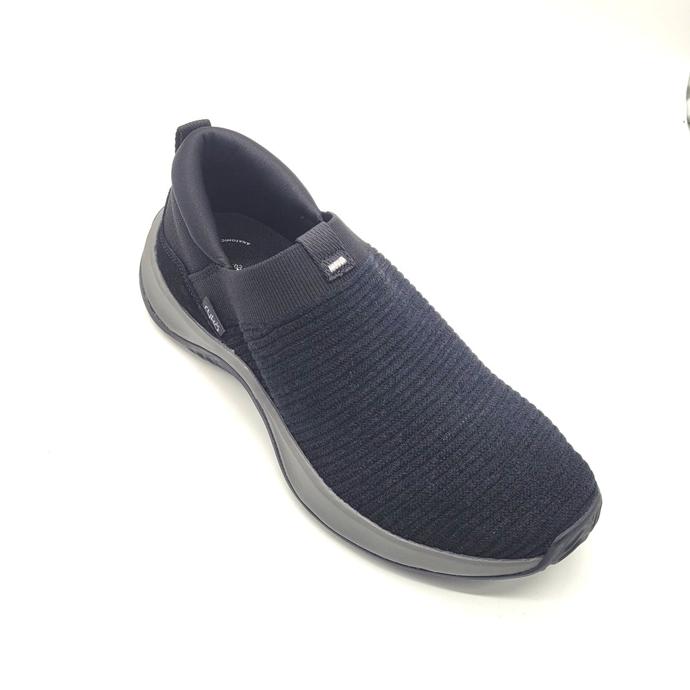 Ryka Encore Knit Plus Slip-On Shoes – Women's 10M, Black Stretch Knit‎ Fabric